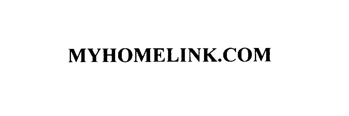 Trademark Logo MYHOMELINK.COM
