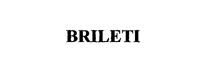 Trademark Logo BRILETI