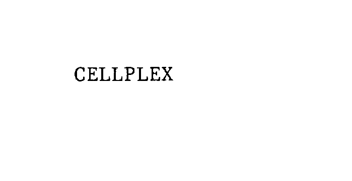 Trademark Logo CELLPLEX