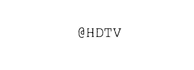 Trademark Logo @HDTV