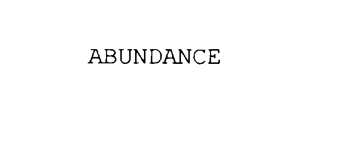 ABUNDANCE