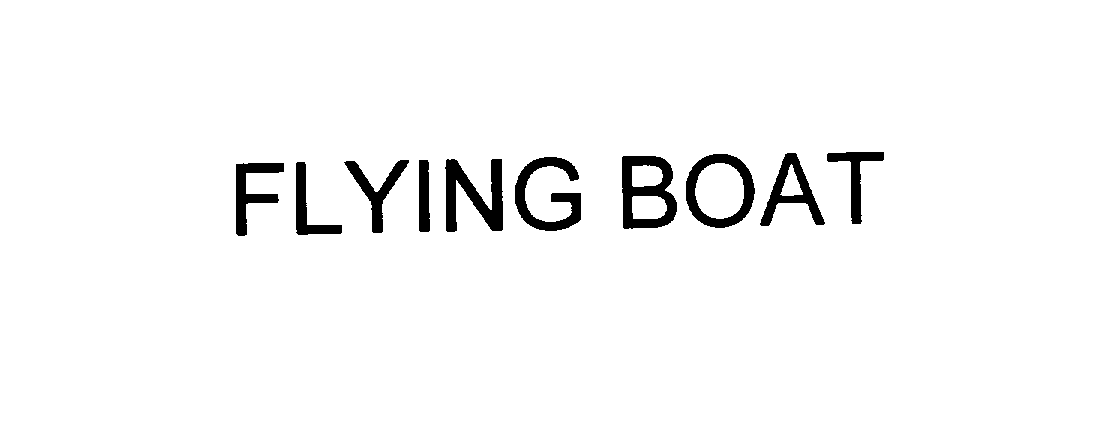 Trademark Logo FLYING BOAT