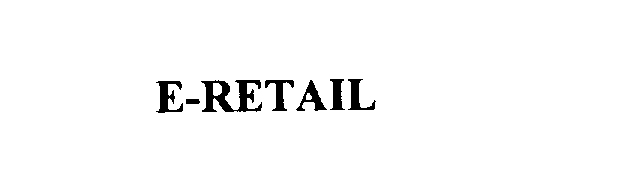 Trademark Logo E-RETAIL