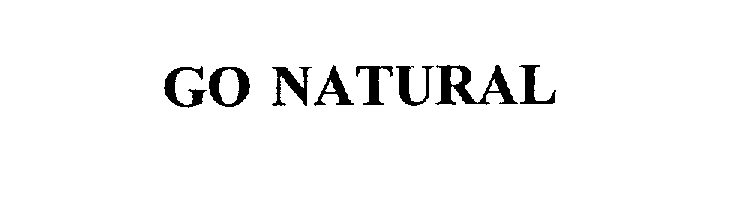 Trademark Logo GO NATURAL