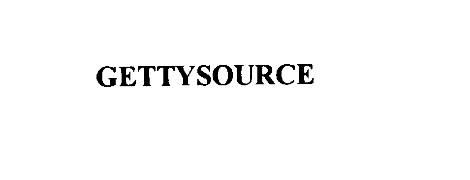 Trademark Logo GETTYSOURCE