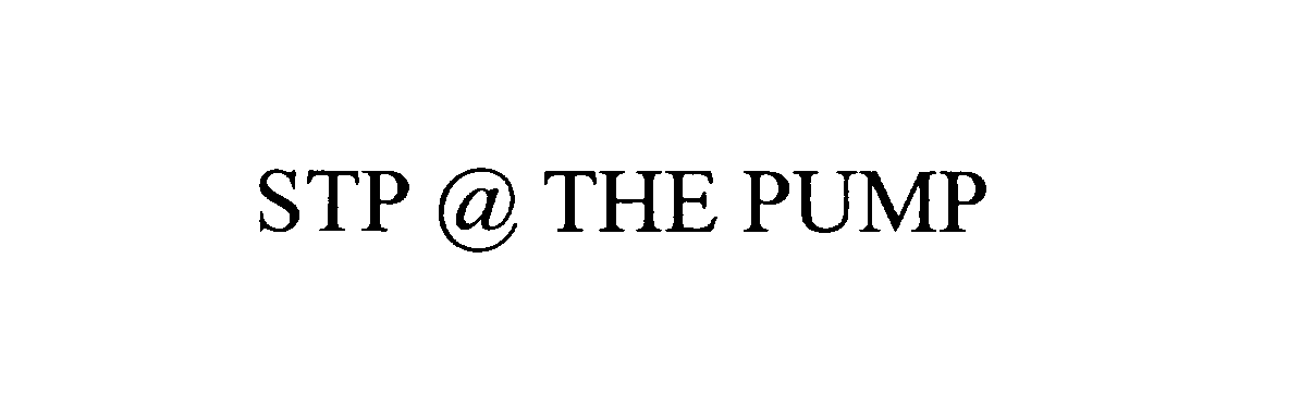 Trademark Logo STP @ THE PUMP