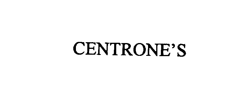  CENTRONE'S