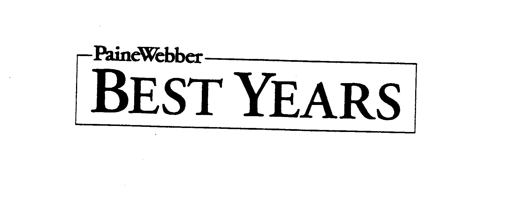  PAINEWEBBER BEST YEARS