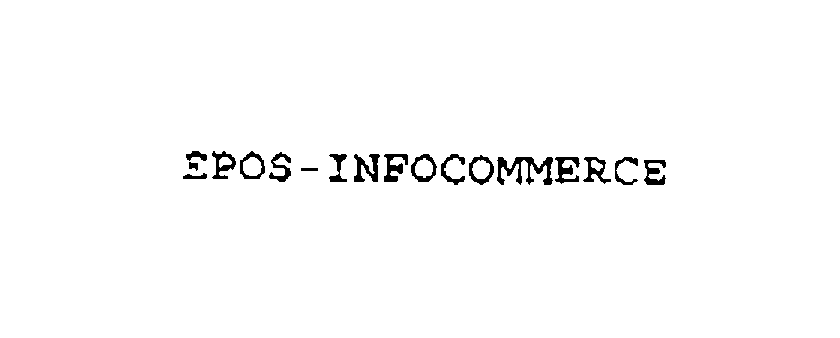 Trademark Logo EPOS-INFOCOMMERCE
