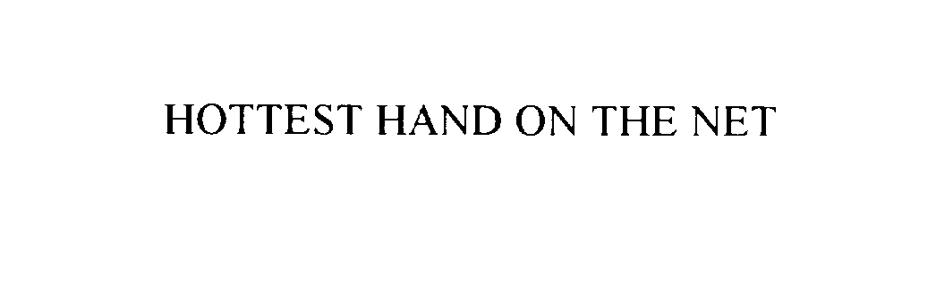 Trademark Logo HOTTEST HAND ON THE NET