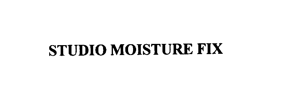 Trademark Logo STUDIO MOISTURE FIX
