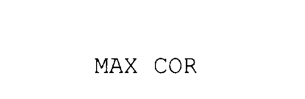  MAX COR
