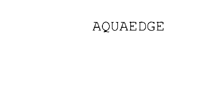 Trademark Logo AQUAEDGE