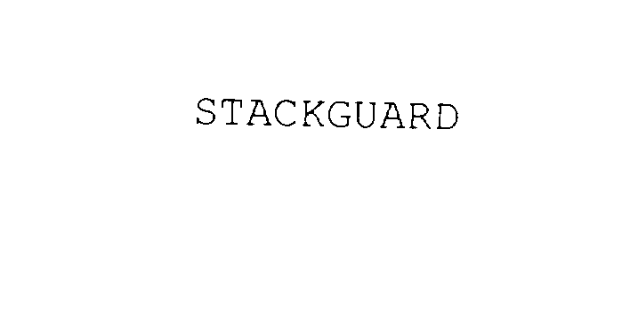 Trademark Logo STACKGUARD