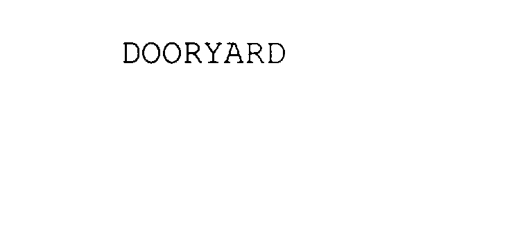 DOORYARD