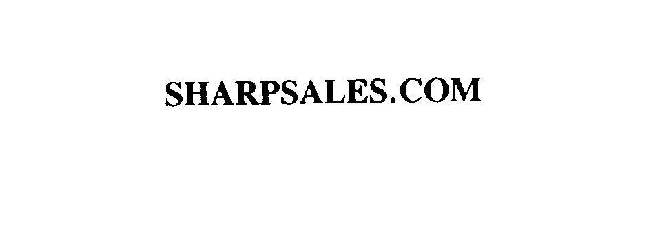 Trademark Logo SHARPSALES.COM