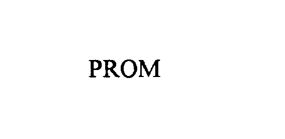 Trademark Logo PROM