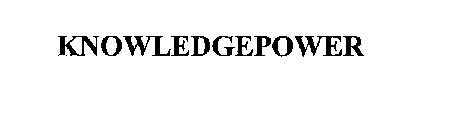 Trademark Logo KNOWLEDGEPOWER