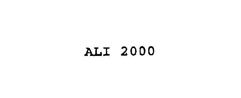 ALI 2000