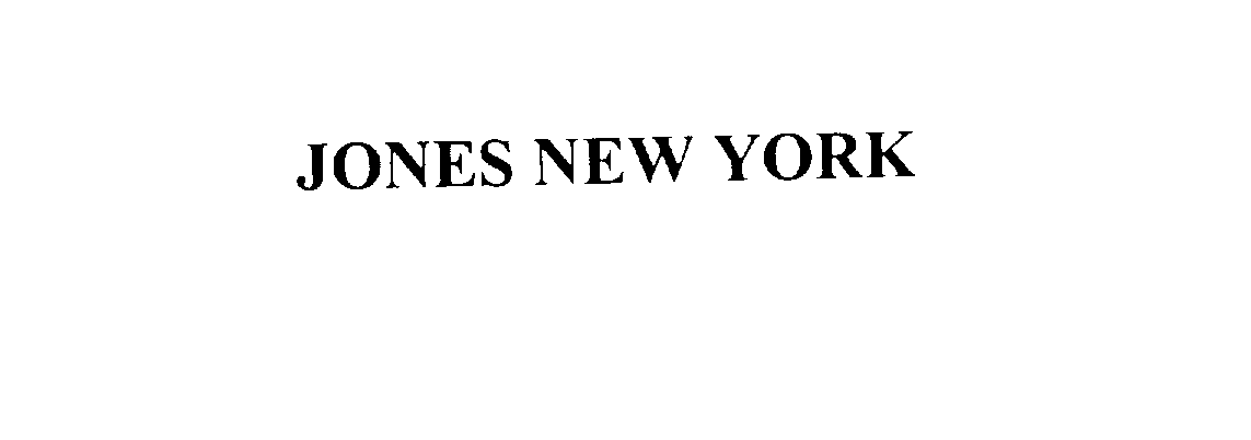 Trademark Logo JONES NEW YORK