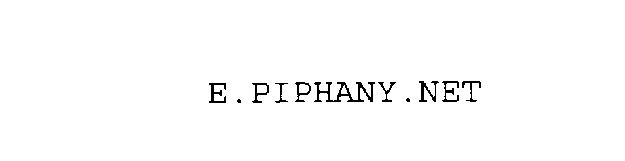 Trademark Logo E.PIPHANY.NET