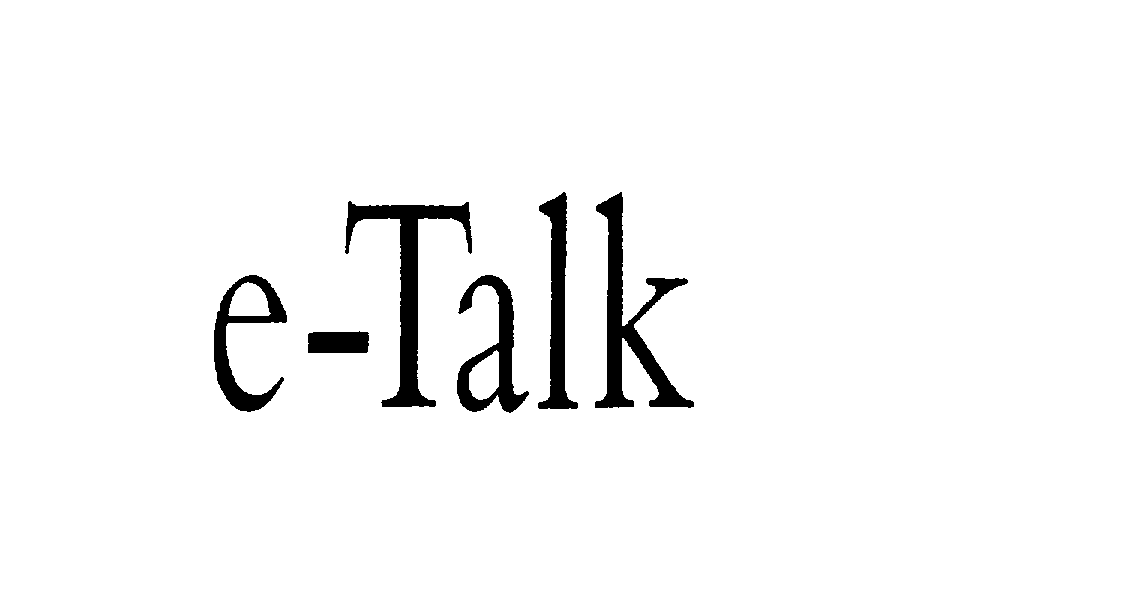  E-TALK