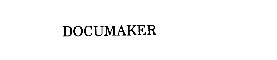Trademark Logo DOCUMAKER