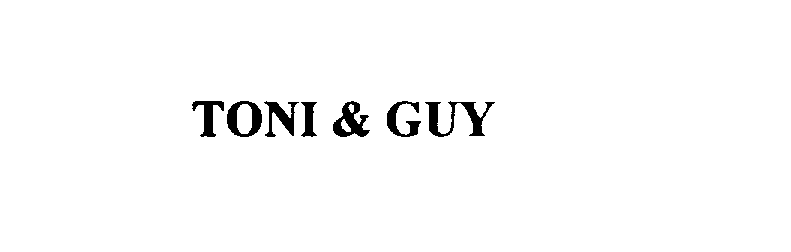 Trademark Logo TONI & GUY