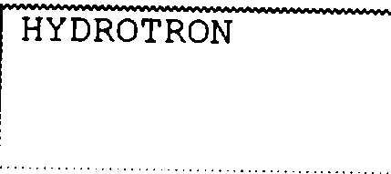 Trademark Logo HYDROTRON