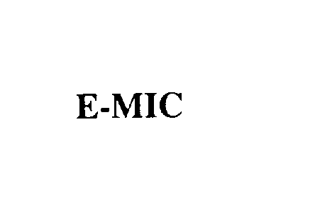 Trademark Logo E-MIC