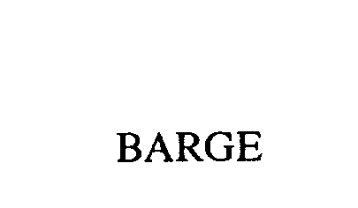 Trademark Logo BARGE