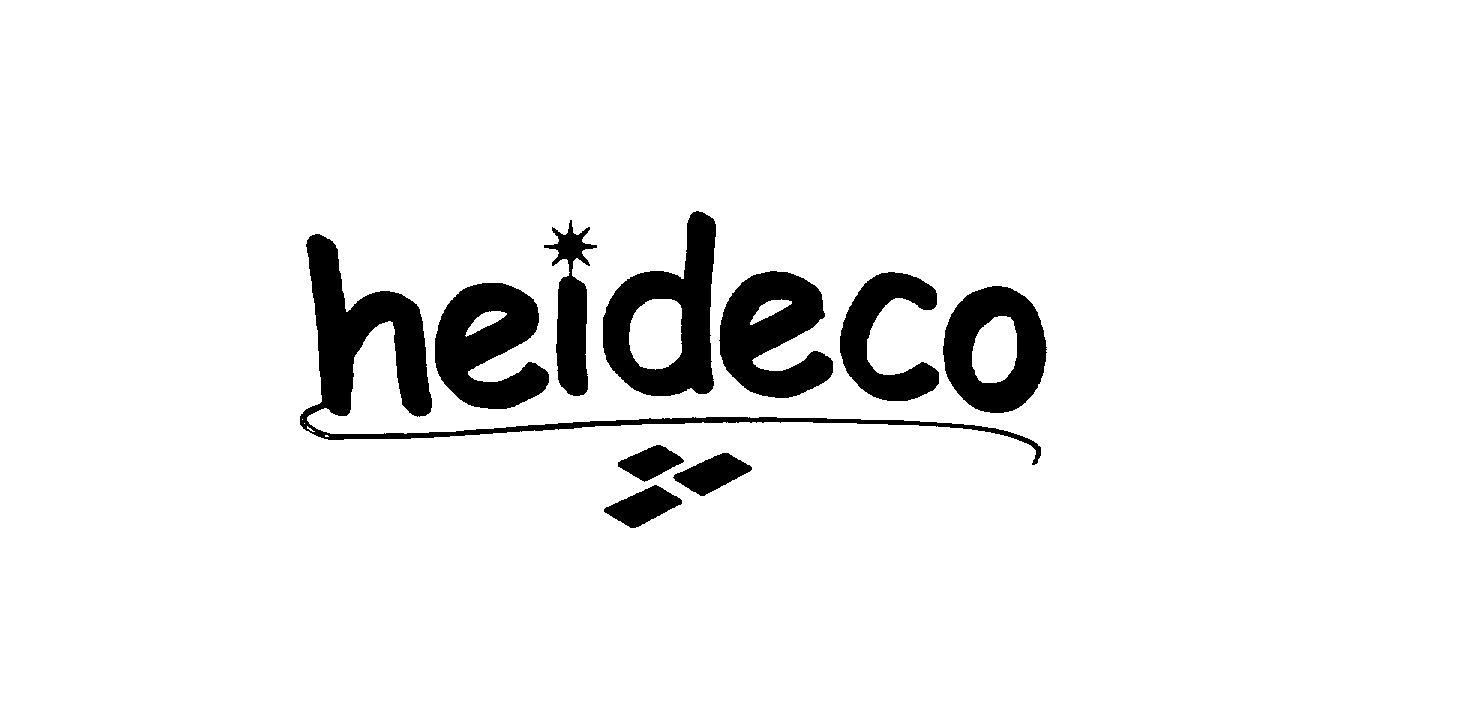 Trademark Logo HEIDECO