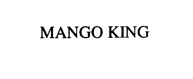 Trademark Logo MANGO KING