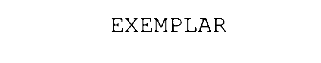 Trademark Logo EXEMPLAR