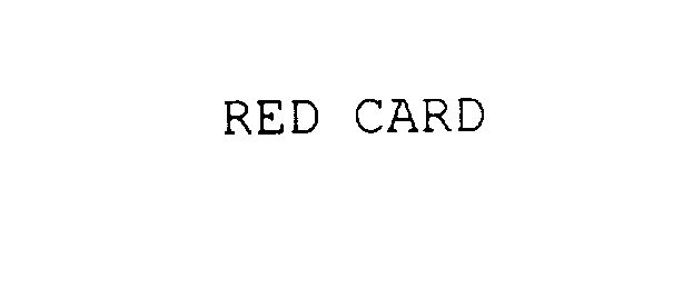 RED CARD