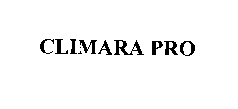 Trademark Logo CLIMARA PRO