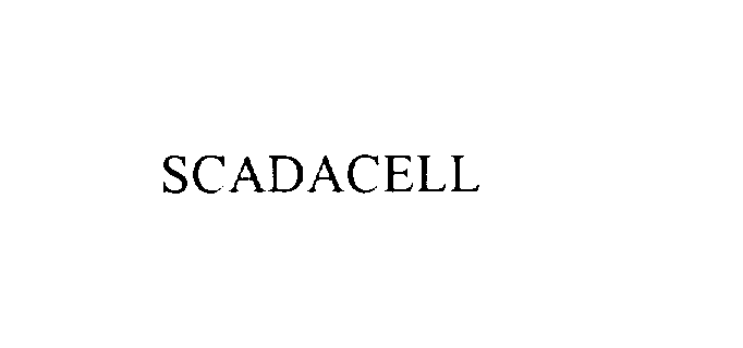 Trademark Logo SCADACELL
