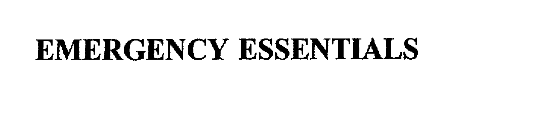 Trademark Logo EMERGENCY ESSENTIALS