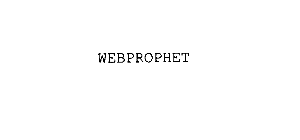  WEBPROPHET