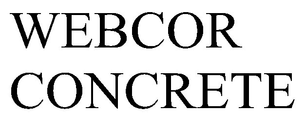  WEBCOR CONCRETE