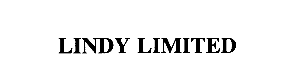 Trademark Logo LINDY LIMITED