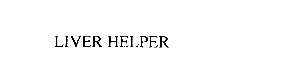 Trademark Logo LIVER HELPER