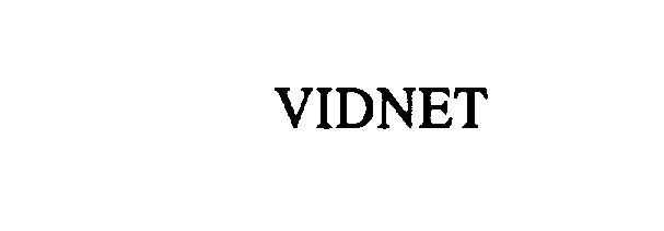 Trademark Logo VIDNET
