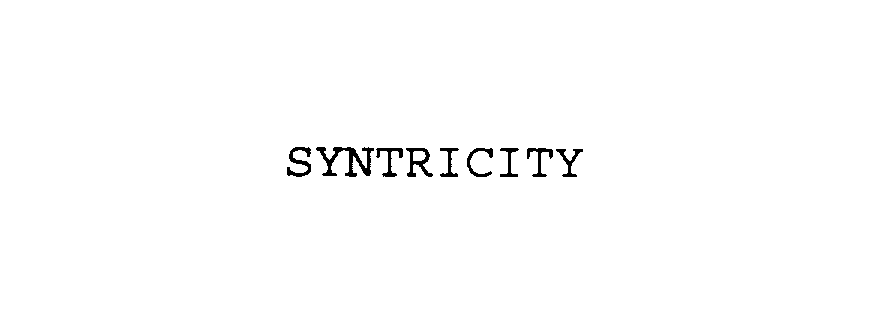 Trademark Logo SYNTRICITY