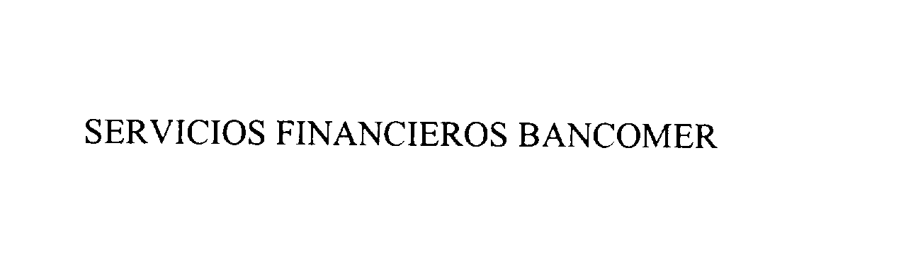 SERVICIOS FINANCIEROS BANCOMER