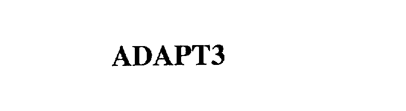 Trademark Logo ADAPT3