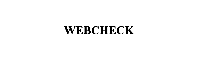  WEBCHECK