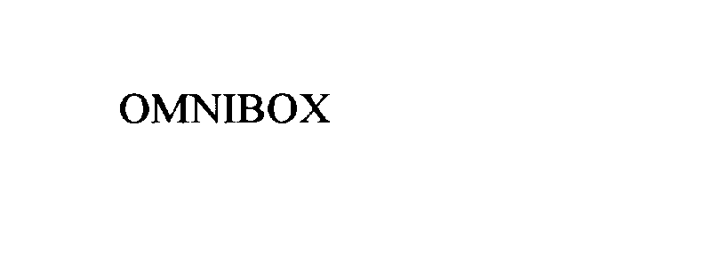 Trademark Logo OMNIBOX