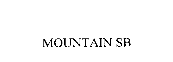  MOUNTAIN SB