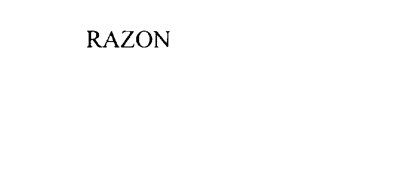 Trademark Logo RAZON